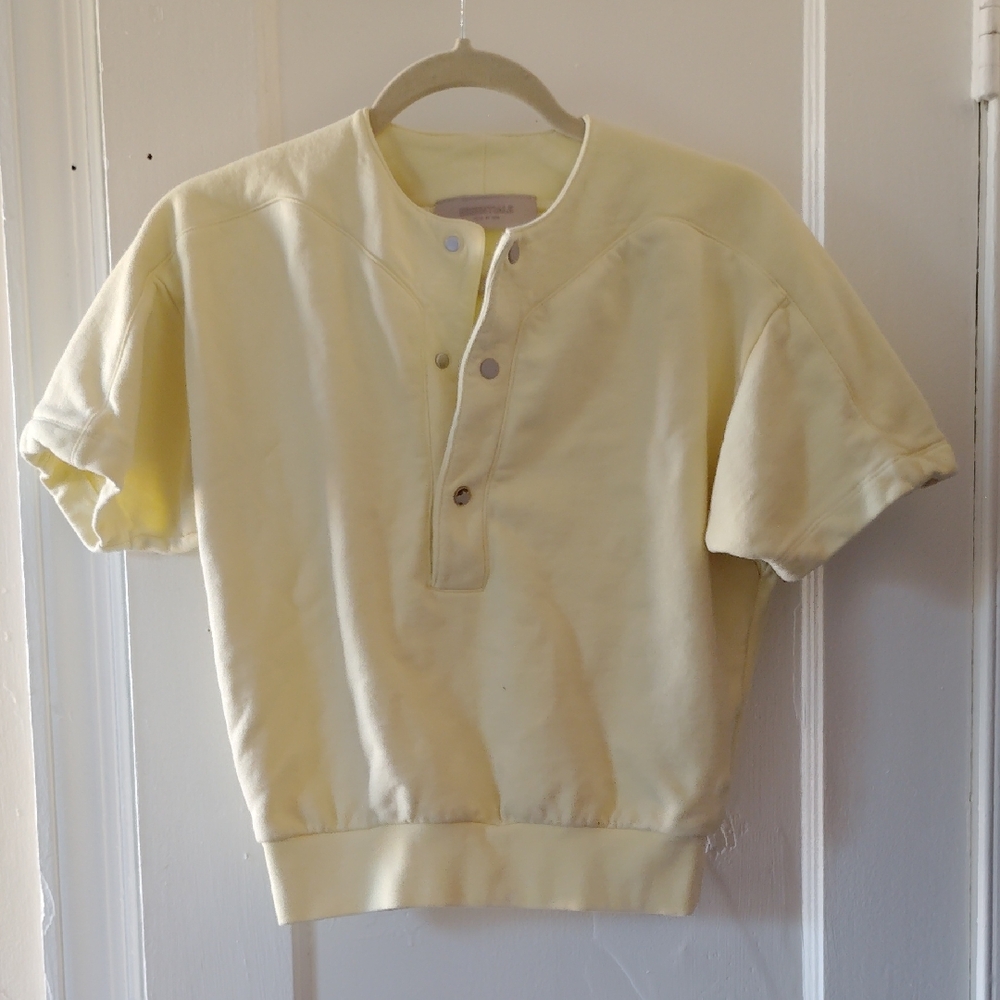 Fear of God Kids Yellow Short Sleeve Tee